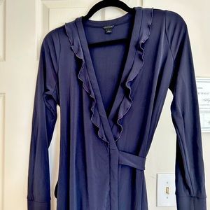 Navy Wrap Dress